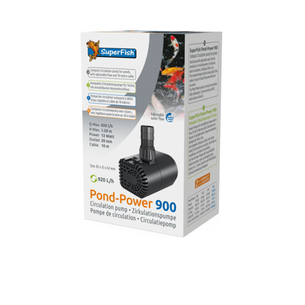 Bassin de jardin : Pond Power 900 (920 L/H), Pompes de filtration