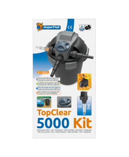 Bassin de jardin : SuperFish TOPCLEAR KIT 5000 UVC-7W, Kit Superfish