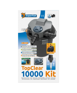 Bassin de jardin : SuperFish TOPCLEAR KIT 10000 UVC-9W, Kit Superfish