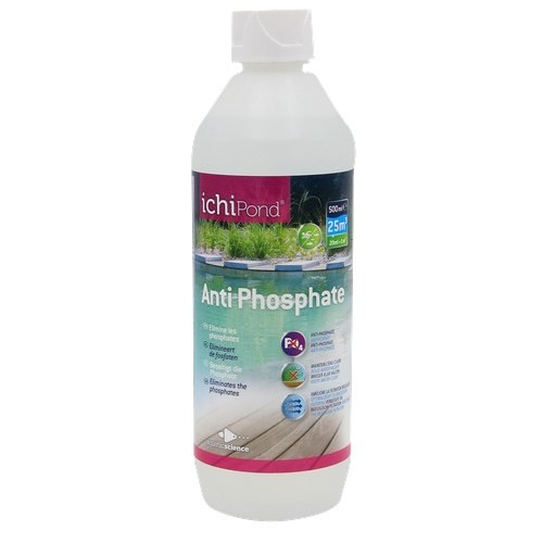 Bassin de jardin : ANTI PHOSPHATES 500ml (25.000L) AQUATIC SCIENCE, Traitement anti phosphates