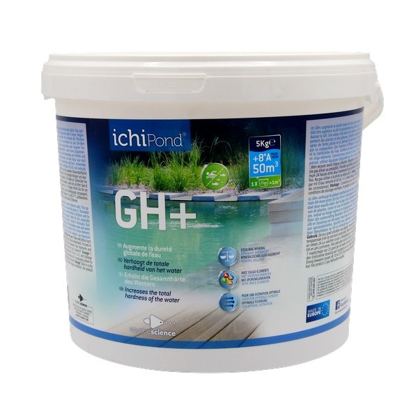 Bassin de jardin : NEO GH+ 5 KG AQUATIC SCIENCE (+8A 50000L), Optimiser paramètre de l'eau