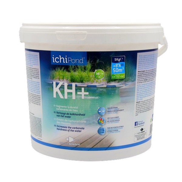 Bassin de jardin : NEO KH+ 5 KG AQUATIC SCIENCE (+8A 50000L), Optimiser paramètre de l'eau