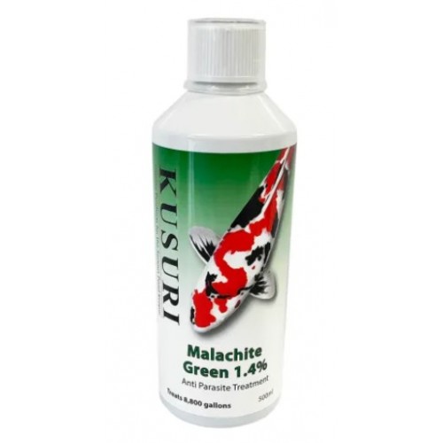 Bassin de jardin : KUSURI VERT MALACHITE 1.4 % 500 ML (33m3), Fin de série Bassin de jardin : KUSURI VERT MALACHITE 1.4 % 500 ML (33m3), Fin de série