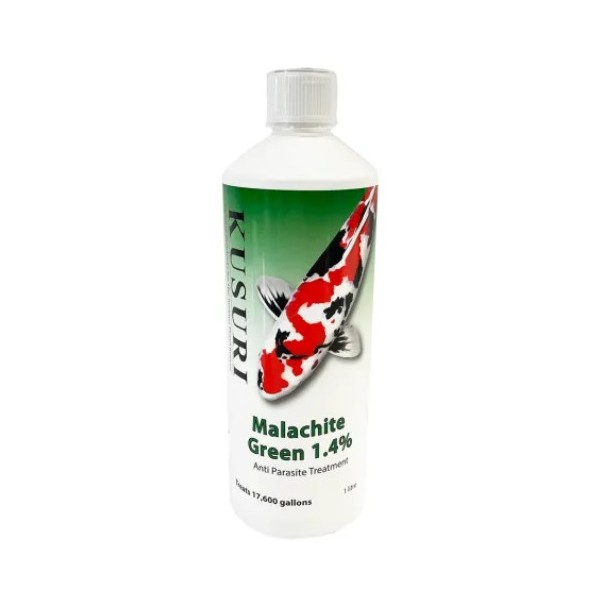 Bassin de jardin : KUSURI VERT MALACHITE 1.4 % 1000 ML (67m3), Traitements Kusuri