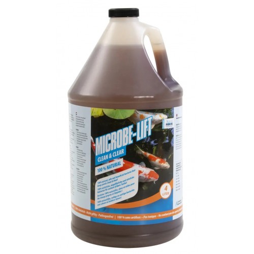 Bassin de jardin : MICROBE-LIFT CLEAN & CLEAR 4 litres, Traitement Microbe Lift