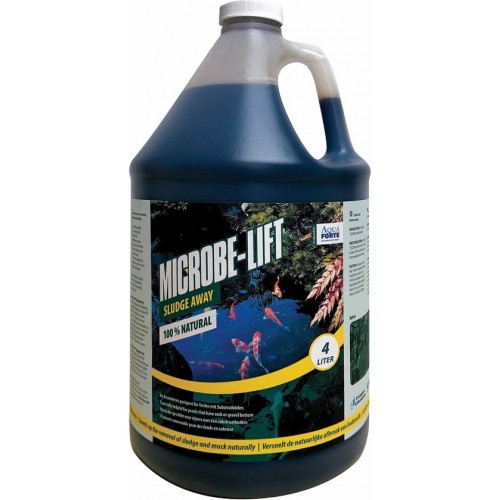 Bassin de jardin : Microbe-Lift Sludge away 4 litres, Traitement Microbe Lift