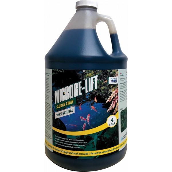 Bassin de jardin : Microbe-Lift Sludge away 4 litres, Traitement Microbe Lift