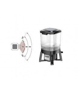 Bassin de jardin : AquaForte fish feeder 6 litres solaire, Distributeur automatique