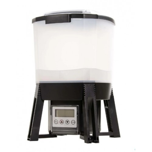 Bassin de jardin : AquaForte fish feeder 6 litres solaire, Distributeur automatique