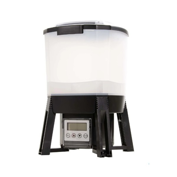 Bassin de jardin : AquaForte fish feeder 6 litres solaire, Distributeur automatique