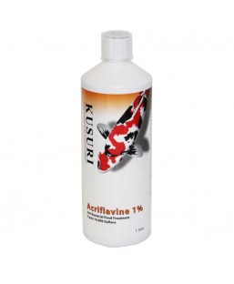 Bassin de jardin : KUSURI ACRIFLAVINE MALACHITE GREEN PREMIX 1 litre, Fin de série