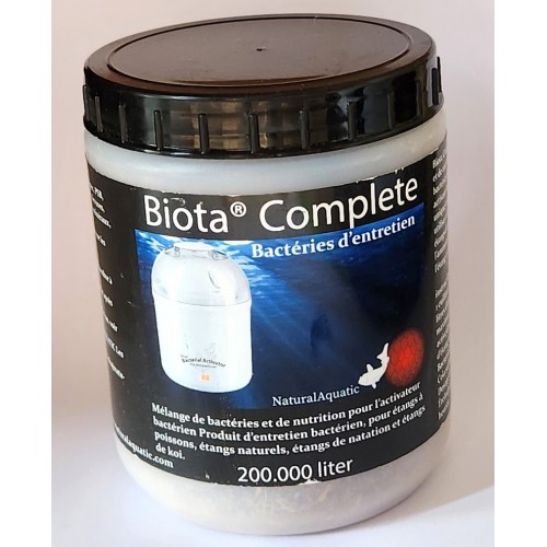 Bassin de jardin : Biota recharge complete pour 200.000 litres bassin, Bactéries