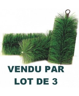 Bassin de jardin : KOI PRO 10X30 CM BROSSE DE FILTRE (lot de 3), Support mécanique