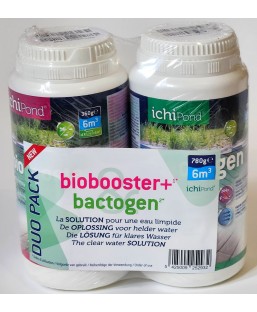 Bassin de jardin : Duo Pack Biobooster 6000 + Bactogen 12000, Traitement Aquatic Science