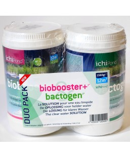 Bassin de jardin : Duo Pack Biobooster 12000 + Bactogen 24000, Traitement Aquatic Science