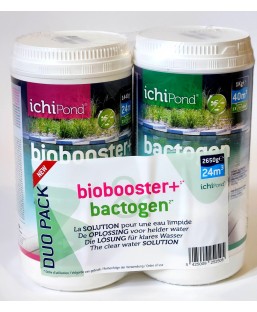 Bassin de jardin : Duo Pack Biobooster 24000 + Bactogen 40000, Traitement Aquatic Science