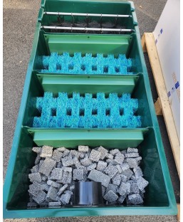 Bassin de jardin : Filtre EDOUNA 4 Upflow MODE POMPAGE (COUVERCLES- bactérial house), Filtre Aquaworld