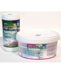 Bassin de jardin : Bactogen 40000 + biobooster 40000, Traitement Aquatic Science