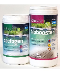 Bassin de jardin : Bactogen 24000 + biobooster 24000, Traitement Aquatic Science