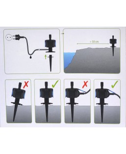 Bassin de jardin : FLEXI POWER RALLONGE 4 PRISES 5 MTR, Multi-prises