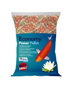 Bassin de jardin : ECONOMY POWER GRANULE SAC 15 LITRES, Nourriture colombo