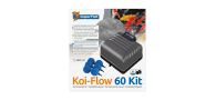 Bassin de jardin : KIT COMPLET Koi-Flow 60 (3600L/H), Pompe à air bassin