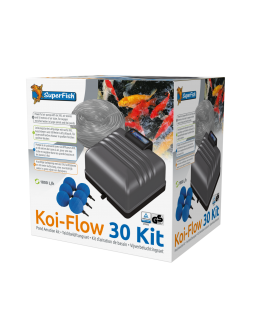 Bassin de jardin : KIT COMPLET Koi-Flow 30 (1800L/H), Pompe à air bassin