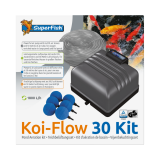 Bassin de jardin : KIT COMPLET Koi-Flow 30 (1800L/H), Pompe à air bassin