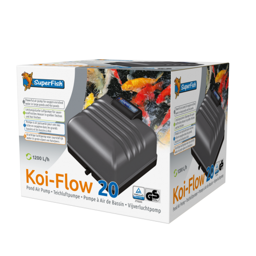 Bassin de jardin : POMPE A AIR SF KOI FLOW 20 (1200L/H), Pompe à air bassin