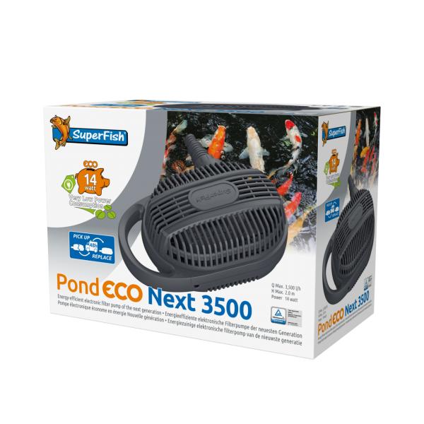 Bassin de jardin : POMPE POND ECO NEXT 3500 (3500L/H), Pompes Superfish