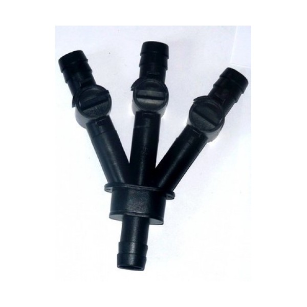 Bassin de jardin : Raccord réglable 3 directions 19mm, Fin de série