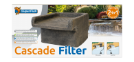 Bassin de jardin : FILTRE CASCADE en résine 40X30X20CM, Filtre superfish
