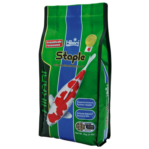 Bassin de jardin : HIKARI STAPLE 2KG LARGE, Nourriture Hikari