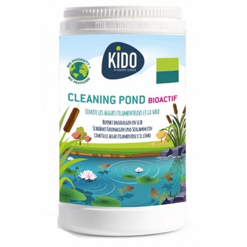 Bassin de jardin : KIDO anti-algues Cleaning Pond 500g- BioActif (10m2), Traitement KIDO