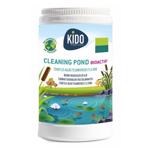 Bassin de jardin : KIDO anti-algues Cleaning Pond 500g- BioActif (10m2), Traitement KIDO