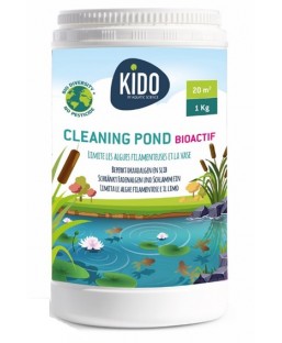 Bassin de jardin : KIDO anti-algues Cleaning Pond 1kg- BioActif (20m2), Traitement KIDO