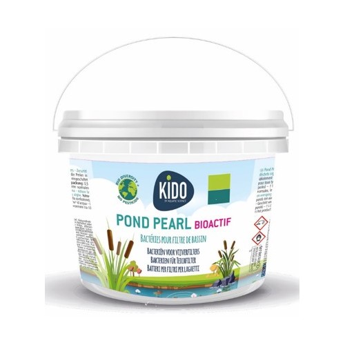 Bassin de jardin : KIDO Bactéries Pond Pearl 500 ml- BioActif (15m3), Traitement KIDO