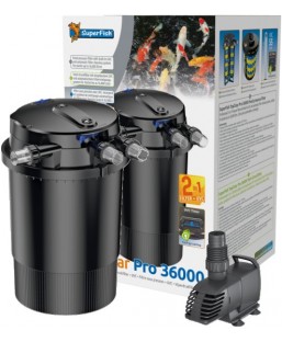 Bassin de jardin : SUPERFISH TOPCLEAR KIT 36000 UVC 55W, Kit filtre sous pression