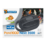 Bassin de jardin : POND ECO NEXT VARIABLE 3500 (3500L/H), Pompes Superfish