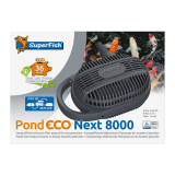 Bassin de jardin : POND ECO NEXT VARIABLE 8000 (7800L/H), Pompes Superfish