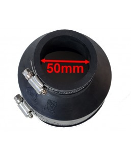 Bassin de jardin : MANCHON REDUCTION FLEXIBLE EPDM 90X50 MM, Raccords flexibles EPDM