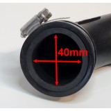 Bassin de jardin : COUDE FLEXIBLE EPDM 40MM, Raccords flexibles EPDM