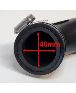 Bassin de jardin : COUDE FLEXIBLE EPDM 40MM, Raccords flexibles EPDM