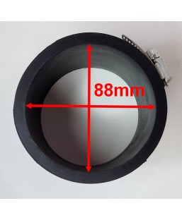 Bassin de jardin : MANCHON FLEXIBLE EPDM TUYAU 90MM, Raccords flexibles EPDM