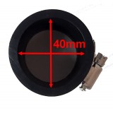 Bassin de jardin : MANCHON REDUCTION FLEXIBLE EPDM 50X40 MM, Raccords flexibles EPDM