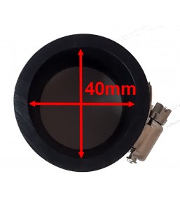 Bassin de jardin : MANCHON REDUCTION FLEXIBLE EPDM 50X40 MM, Raccords flexibles EPDM