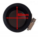 Bassin de jardin : MANCHON REDUCTION FLEXIBLE EPDM 63X50 MM, Raccords flexibles EPDM