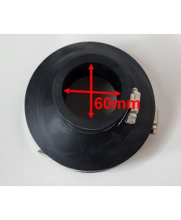 Bassin de jardin : MANCHON REDUCTION FLEXIBLE EPDM 110X63 MM, Raccords flexibles EPDM