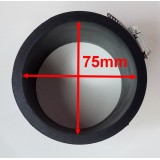Bassin de jardin : MANCHON FLEXIBLE EPDM TUYAU 75MM, Raccords flexibles EPDM