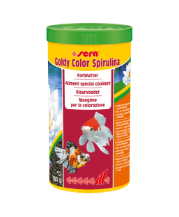 Bassin de jardin : SERA POND GOLDY COLOR SPIRULINA 1 LITRE (390g), Nourriture Serapond